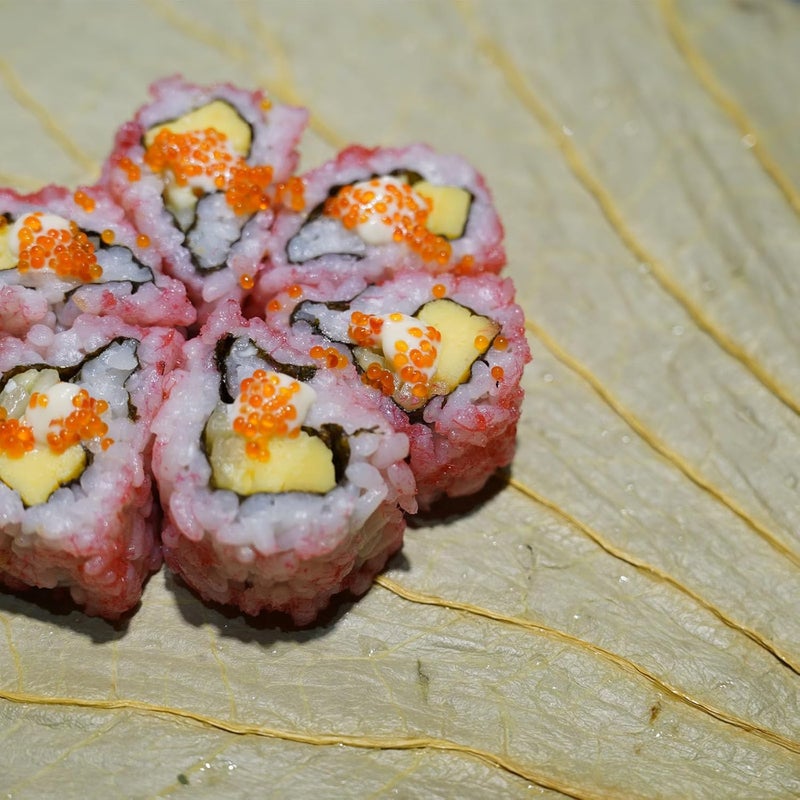 Rainlily Wen Dried Lotus Leaves Sushi Plate Decoration Round Shape 50 PCS Diameter for 8.5'' Food Wrapping Party Decoration Cooking Making Lo Mai GAI, Green - Image 4